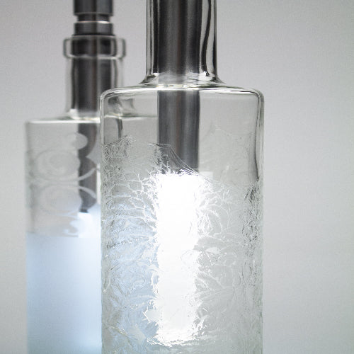 Bottlelight - Flasche Eisblume