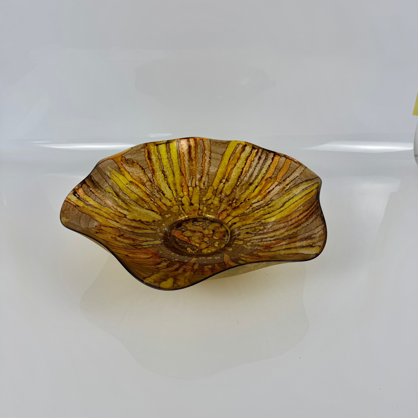 Glasschale Gross - Goldrush