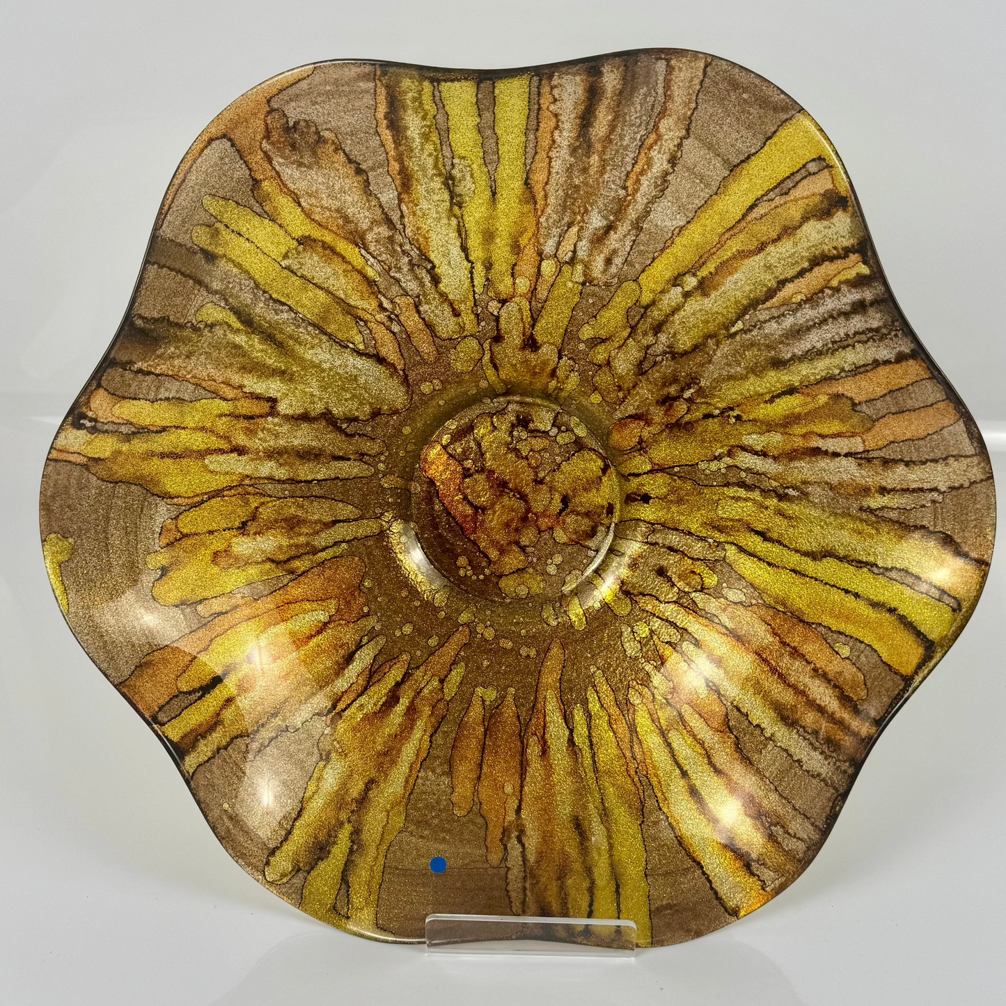 Glasschale Gross - Goldrush