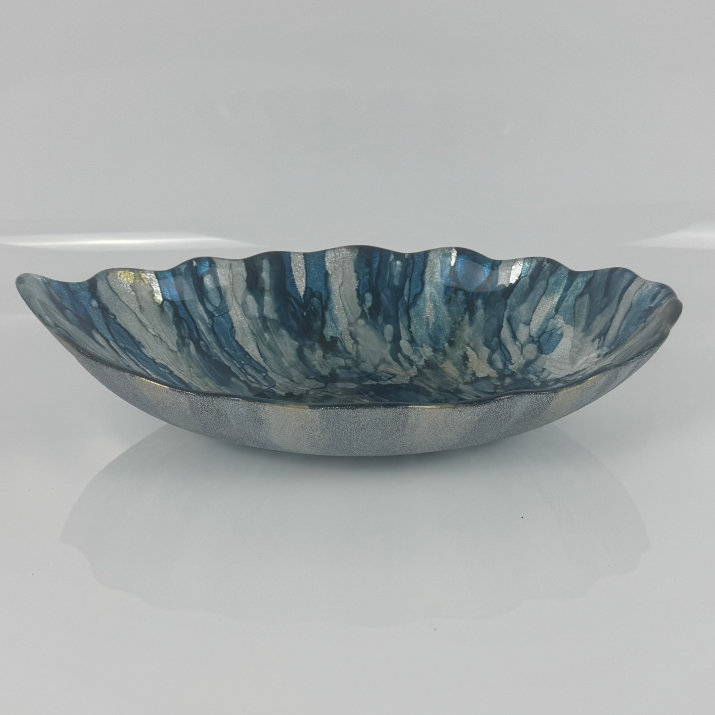 Glasschale Mittel – Coral Drop