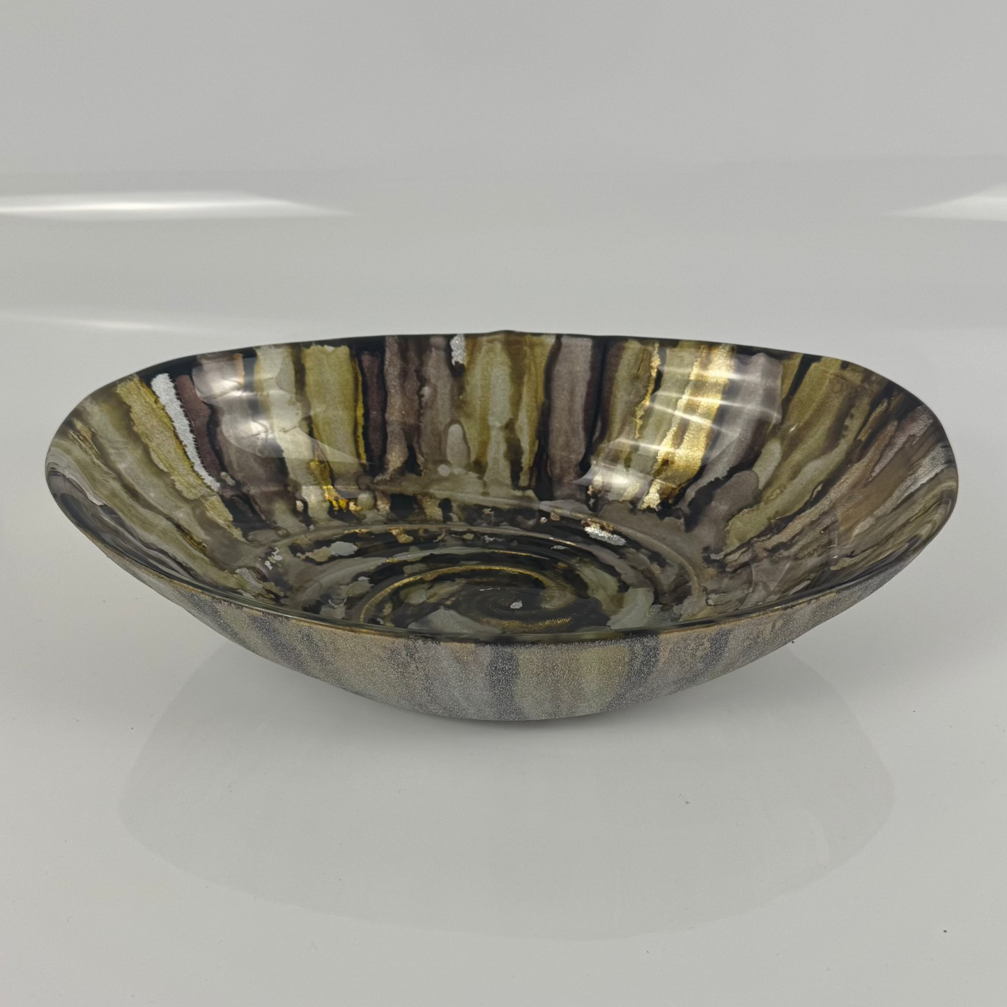 Glasschale Mittel – Amber Whisper