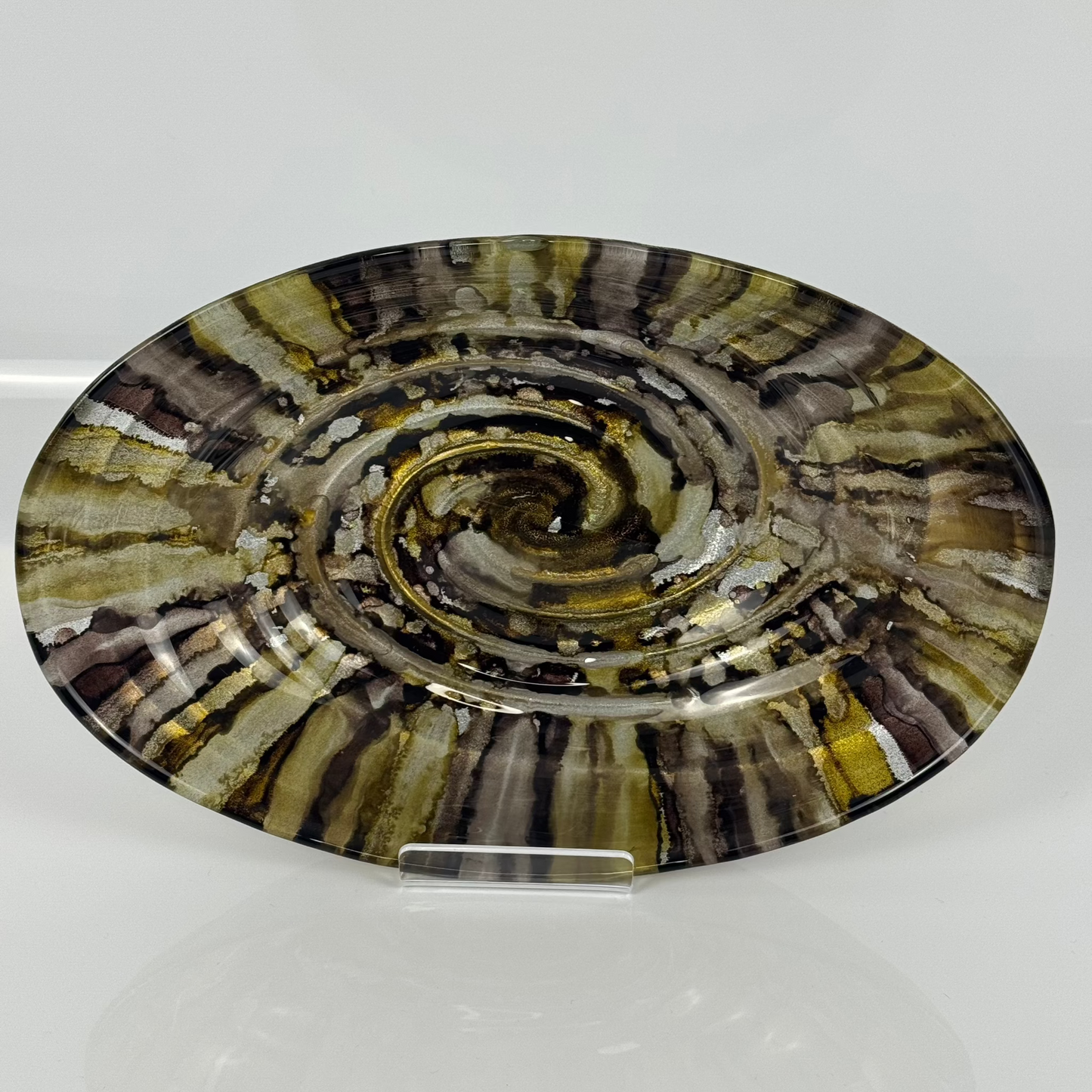 Glasschale Mittel – Amber Whisper