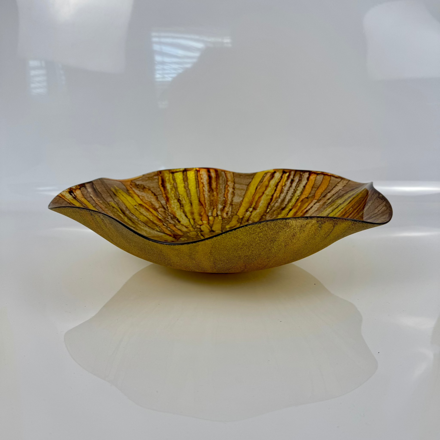 Glasschale Gross - Goldrush