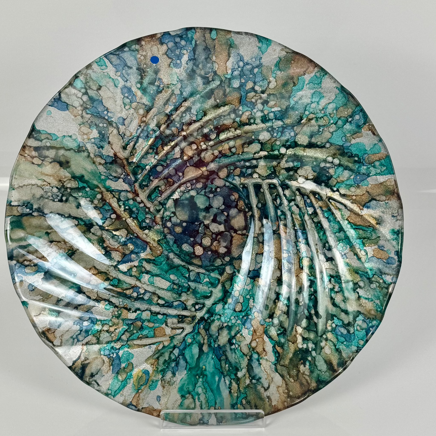 Glasschale Gross – Opal Bloom